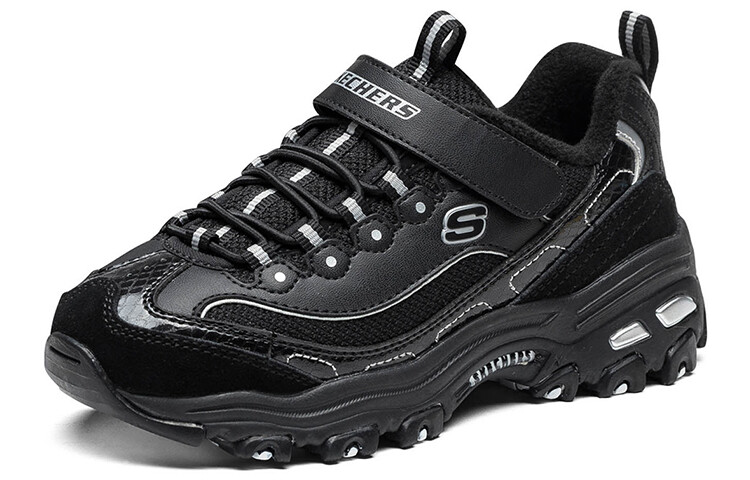 Кроссовки Skechers D"LITES Series Kids Lifestyle Shoes Kids Low-top Black, черный — фото 3