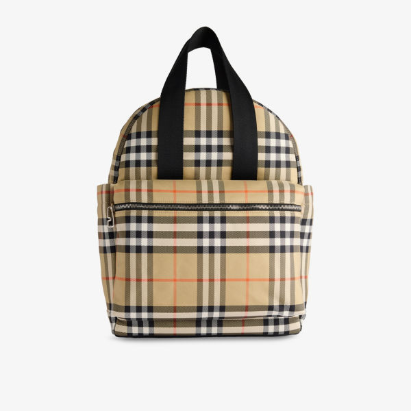 

Рюкзак Burberry Check нейлоновый с двумя ручками, мультиколор