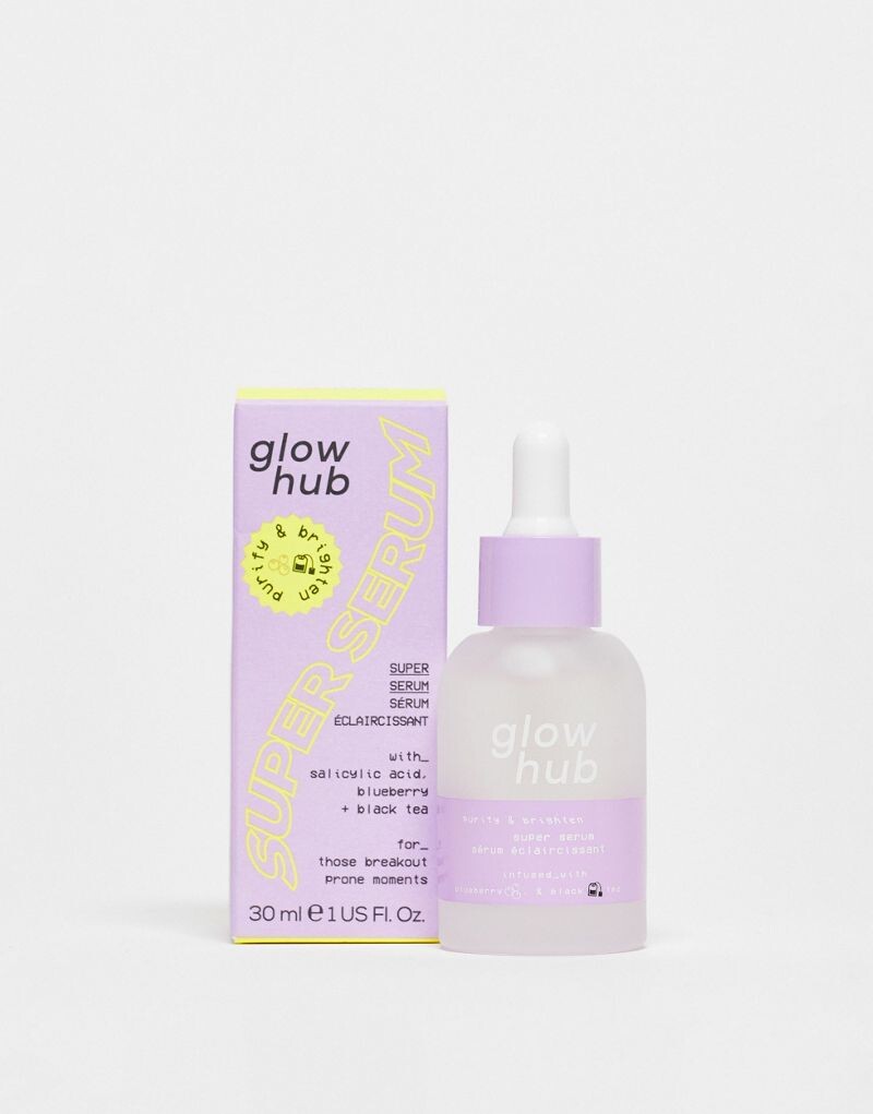 

Glow Hub – Очищение и сияние – Сыворотка, Brak koloru