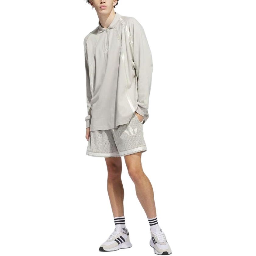 Одежда Повседневные шорты Унисекс Putty Grey Adidas Originals, цвет Putty gray — фото 3