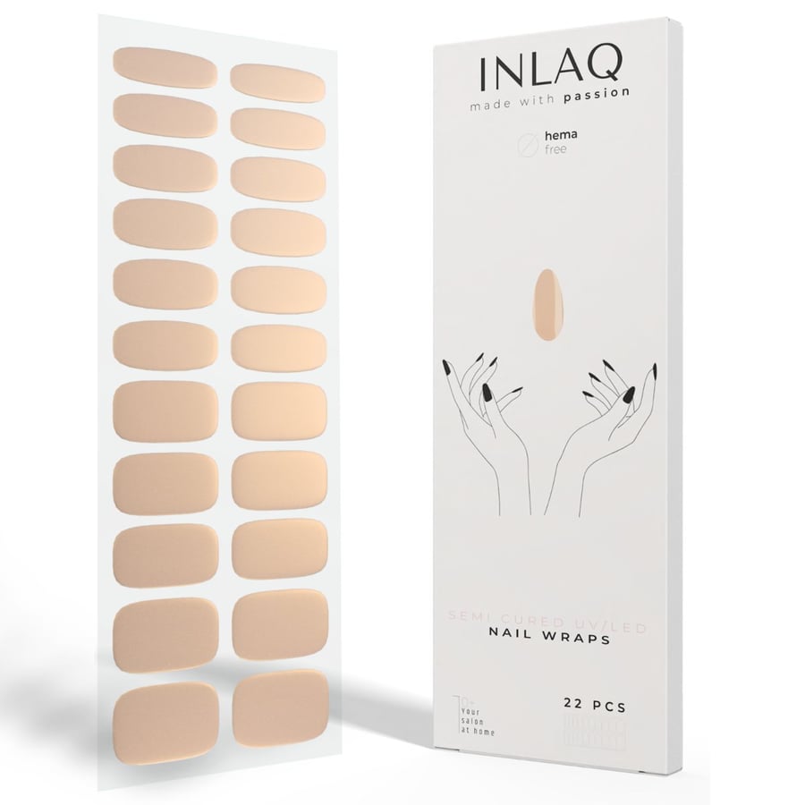 

Гибридные наклейки для ногтей INLAQ Nude 22 шт.