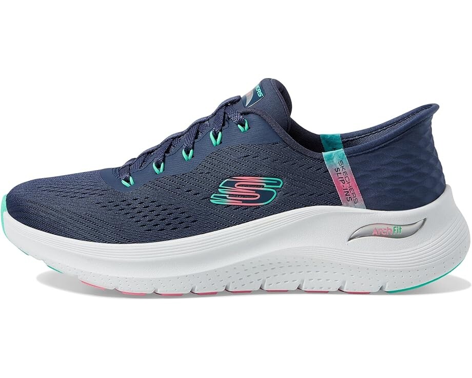Кроссовки SKECHERS Arch Fit 2.0 Easy Chic Hands Free Slip-Ins, нави — фото 4