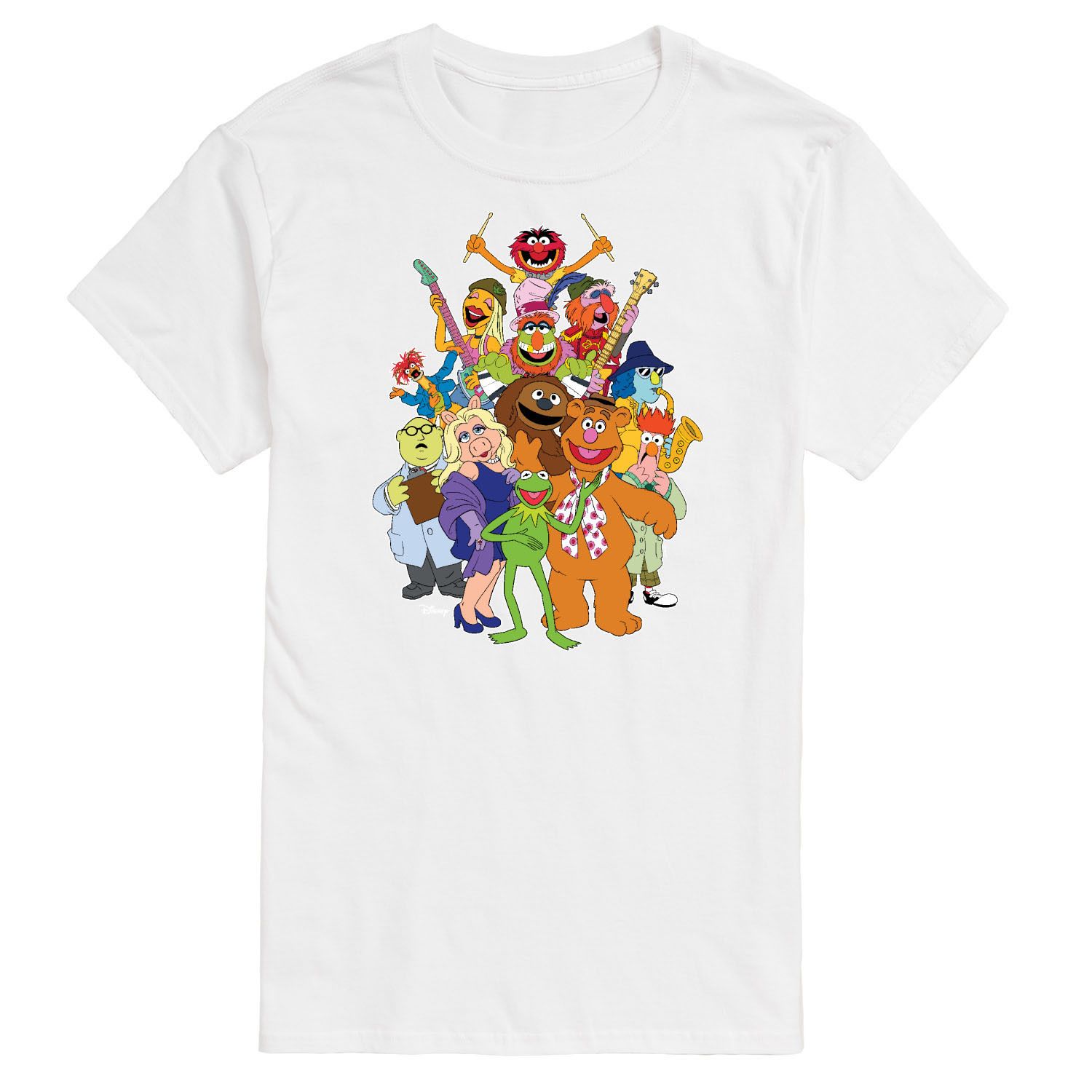 

Мужская футболка Disney's The Muppets Muppets Group Licensed Character, белый