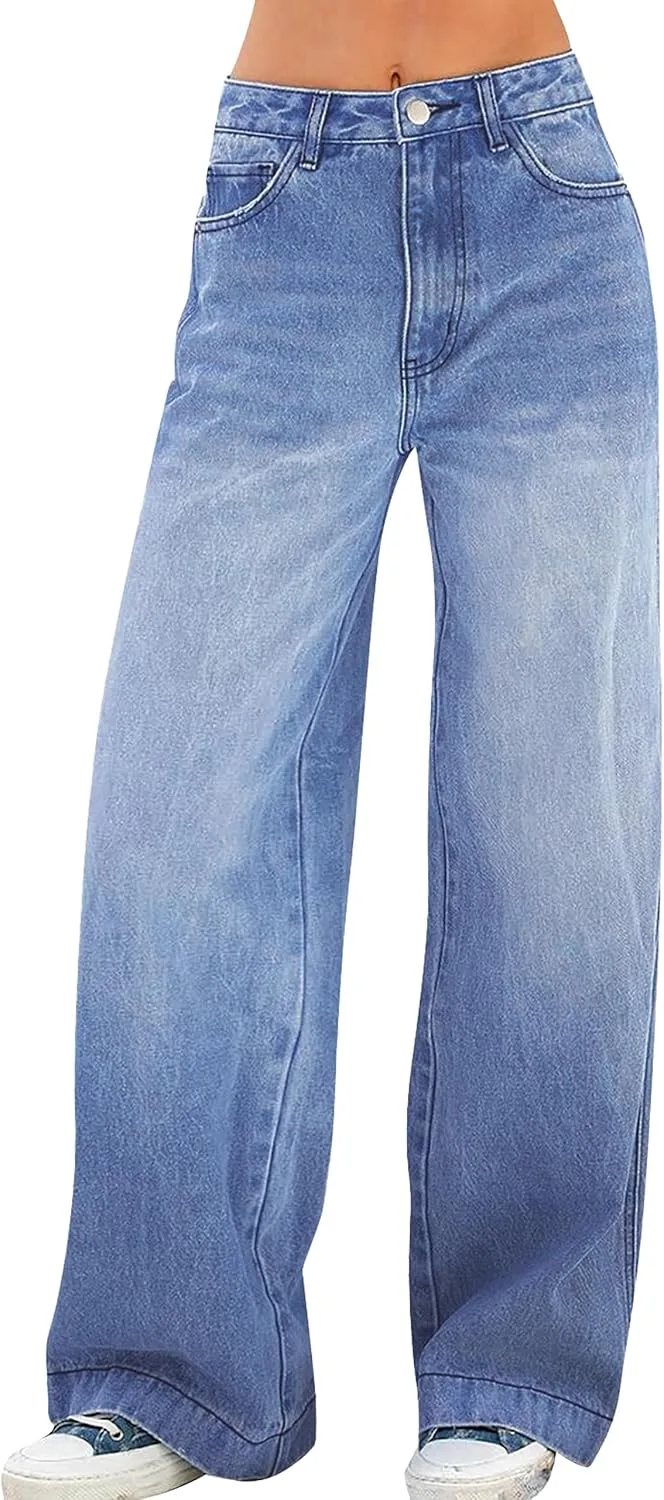 

Женские джинсы Wide Leg Mid Rise Baggy VAGDIGO