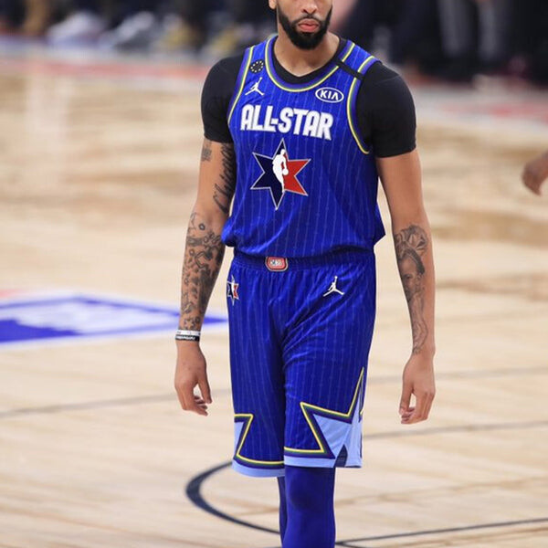 Футболка nba 2020 all star rookies sw fan edition chicago davis № 3 Nike, синий — фото 3