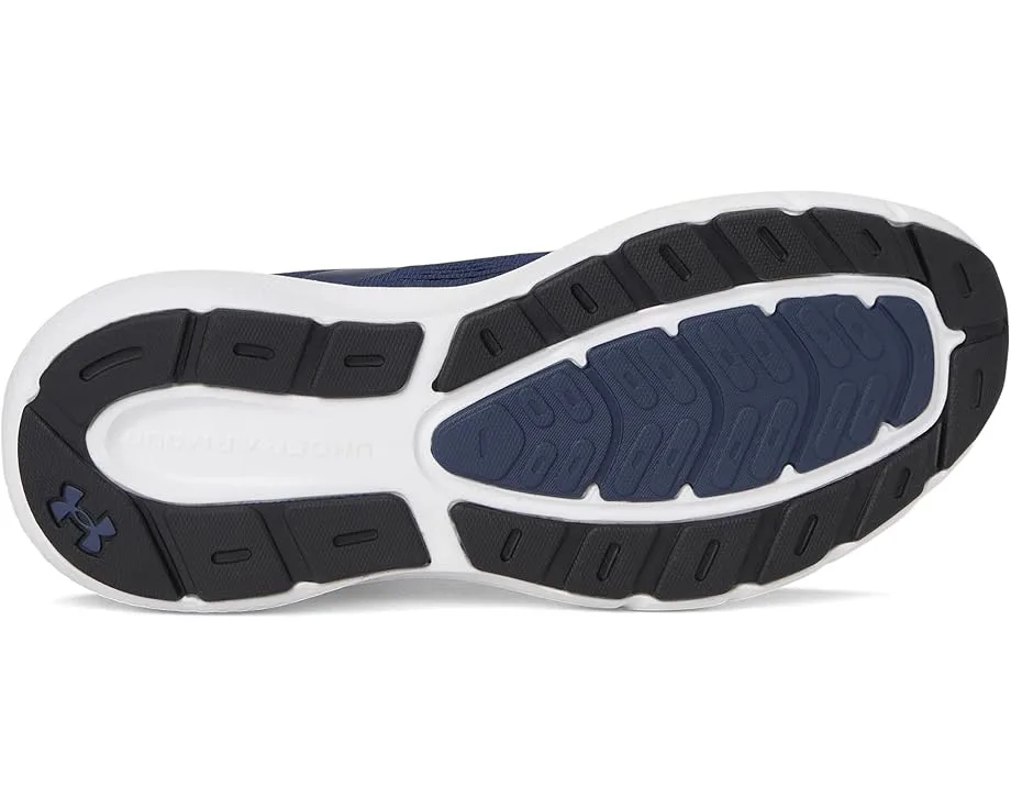 Кроссовки Under Armour Charged Rogue 5, Washed Navy/High Vis Yellow/Black — фото 3