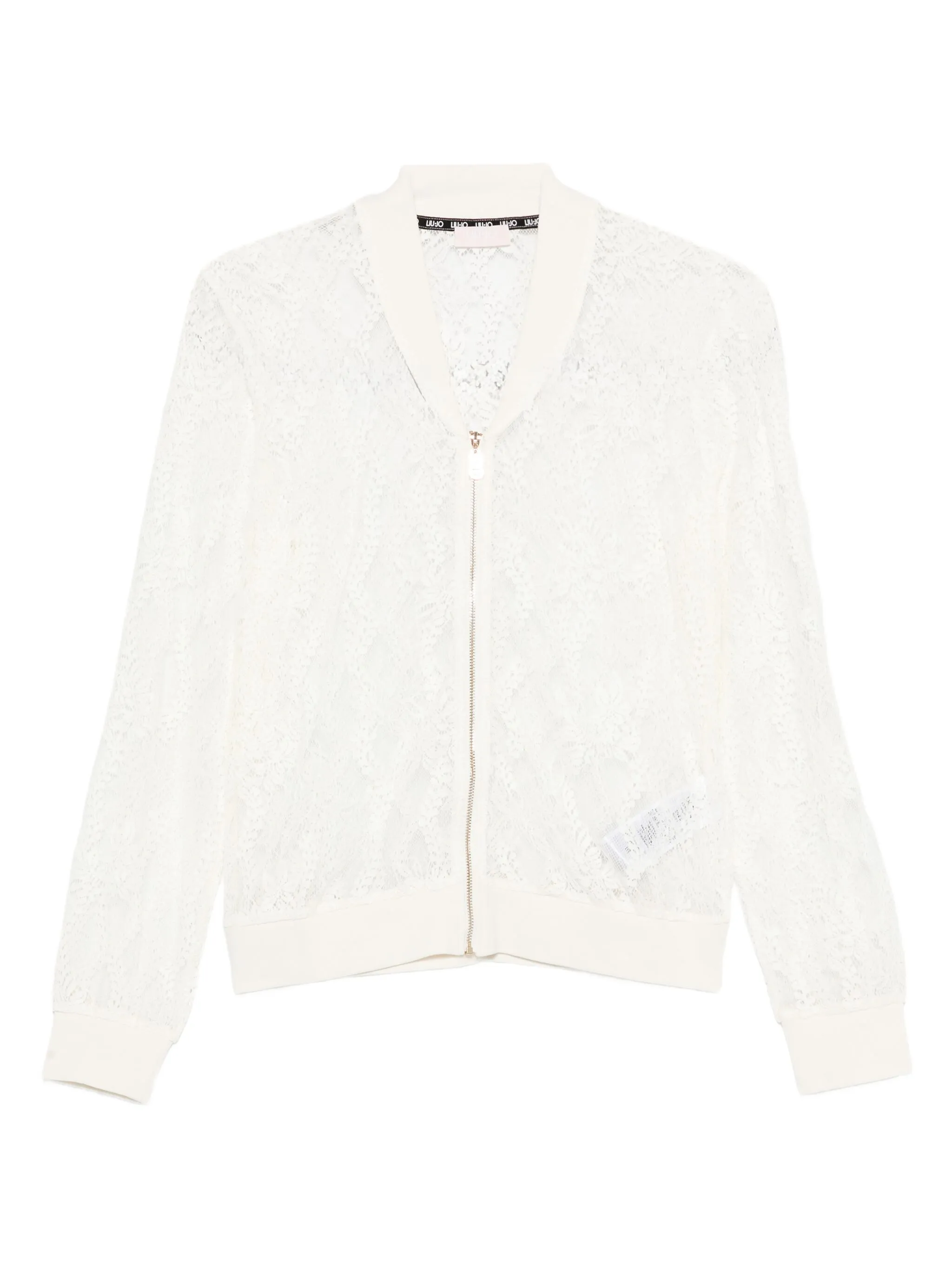 

Кружевной кардиган на молнии Liu Jo, белый