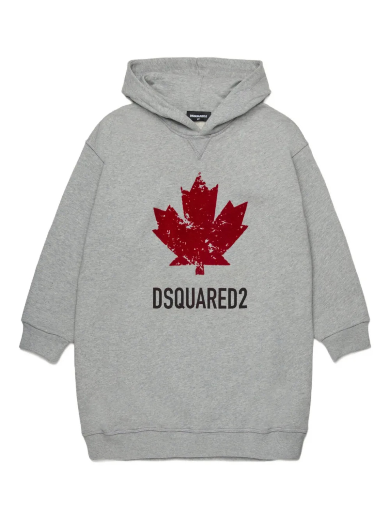 

DSQUARED2 KIDS платье с капюшоном, серый