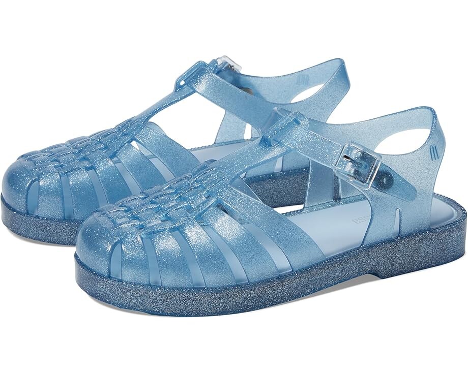 

Сандалии Mini Melissa Possession Shiny Kids, цвет Glitter Blue