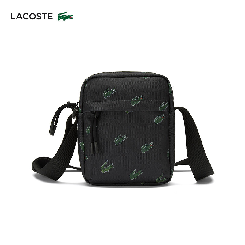 

Сумка унисекс Lacoste с логотипом, темно - синий / зеленый