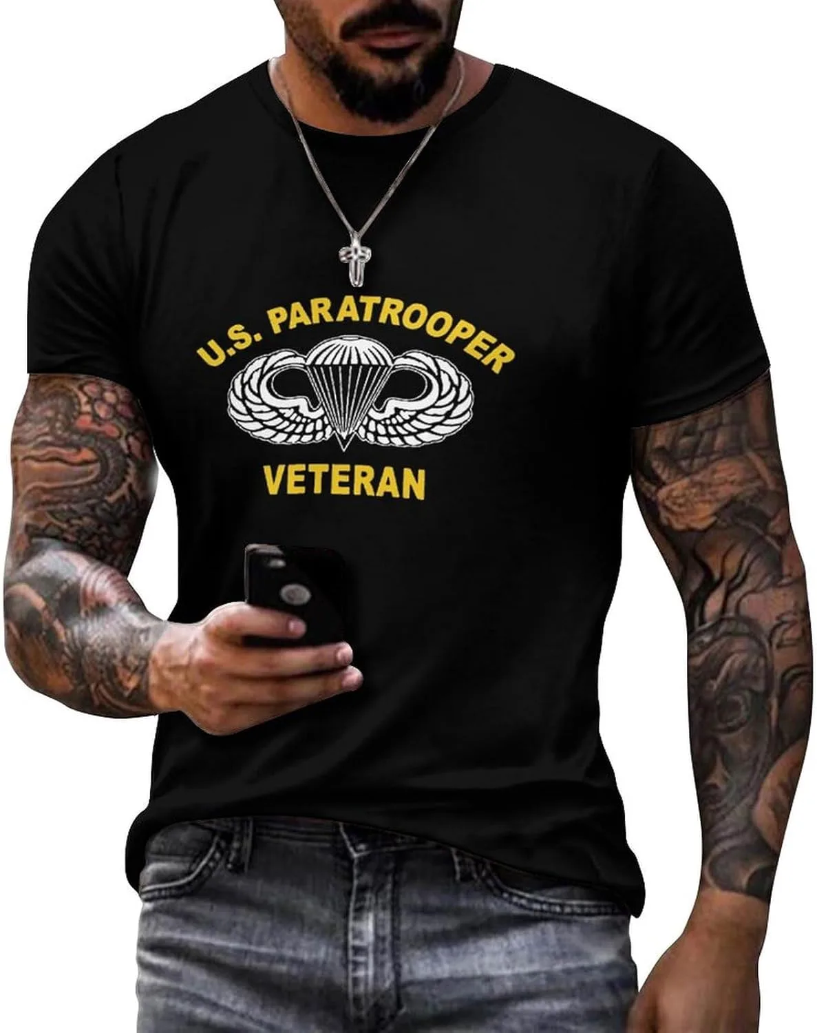 

Футболка Cotton с принтом 82nd Airborne Eafxzmlrq