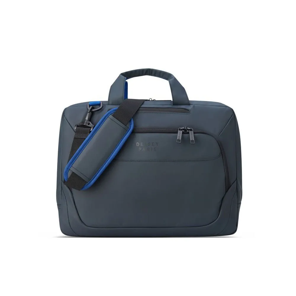 

Сумка-чехол Delsey Parvis Plus с водоотталкивающей подкладкой для ноутбука, синий