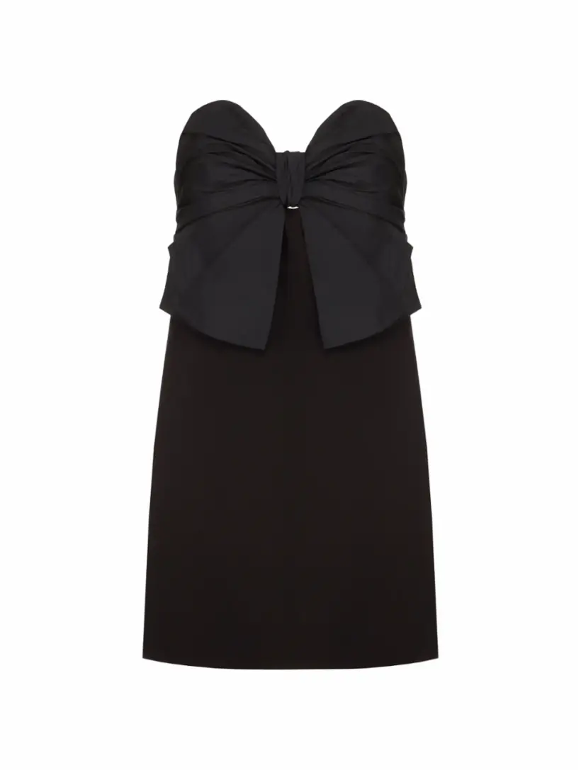 

Платье мини с бантом RED Valentino, черный