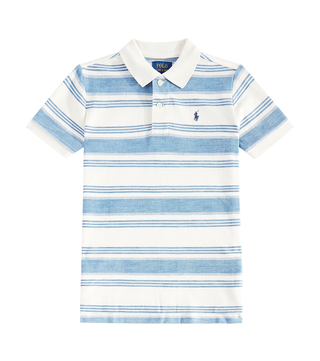 

Полосатая хлопковая рубашка-поло Polo Ralph Lauren Kids, Printed Patina Stripe