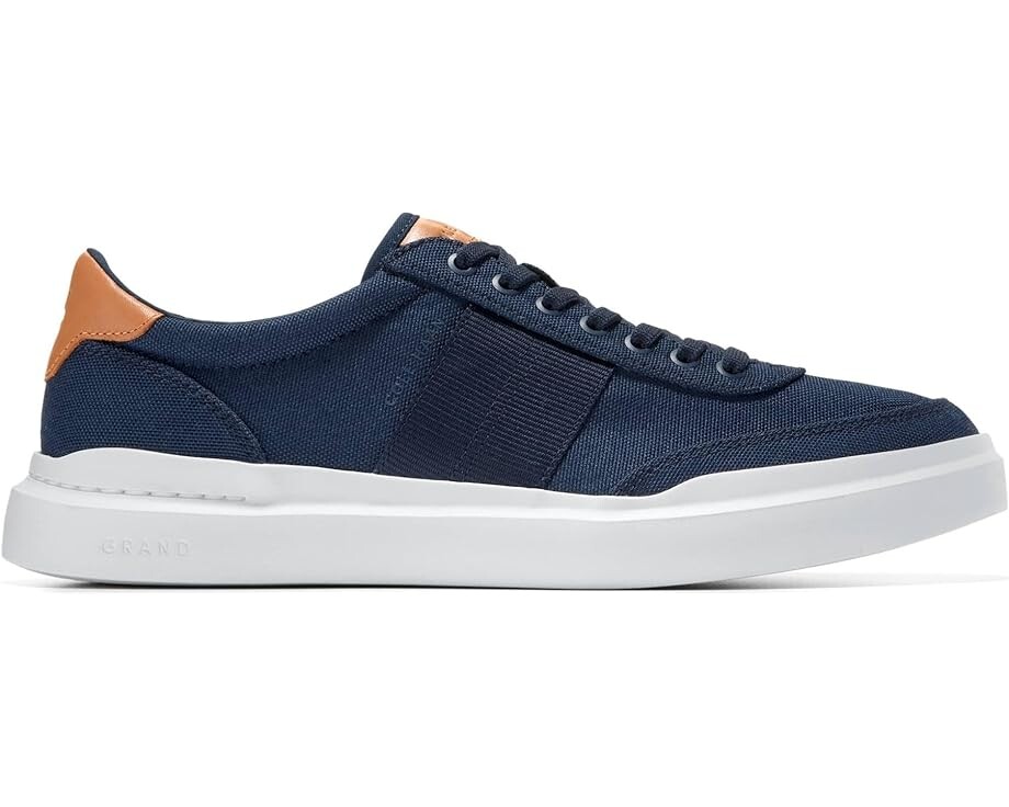 Кроссовки Cole Haan Grandpro Rally Canvas II, цвет Navy Blazer/Natural Tan/Optic White — фото 4