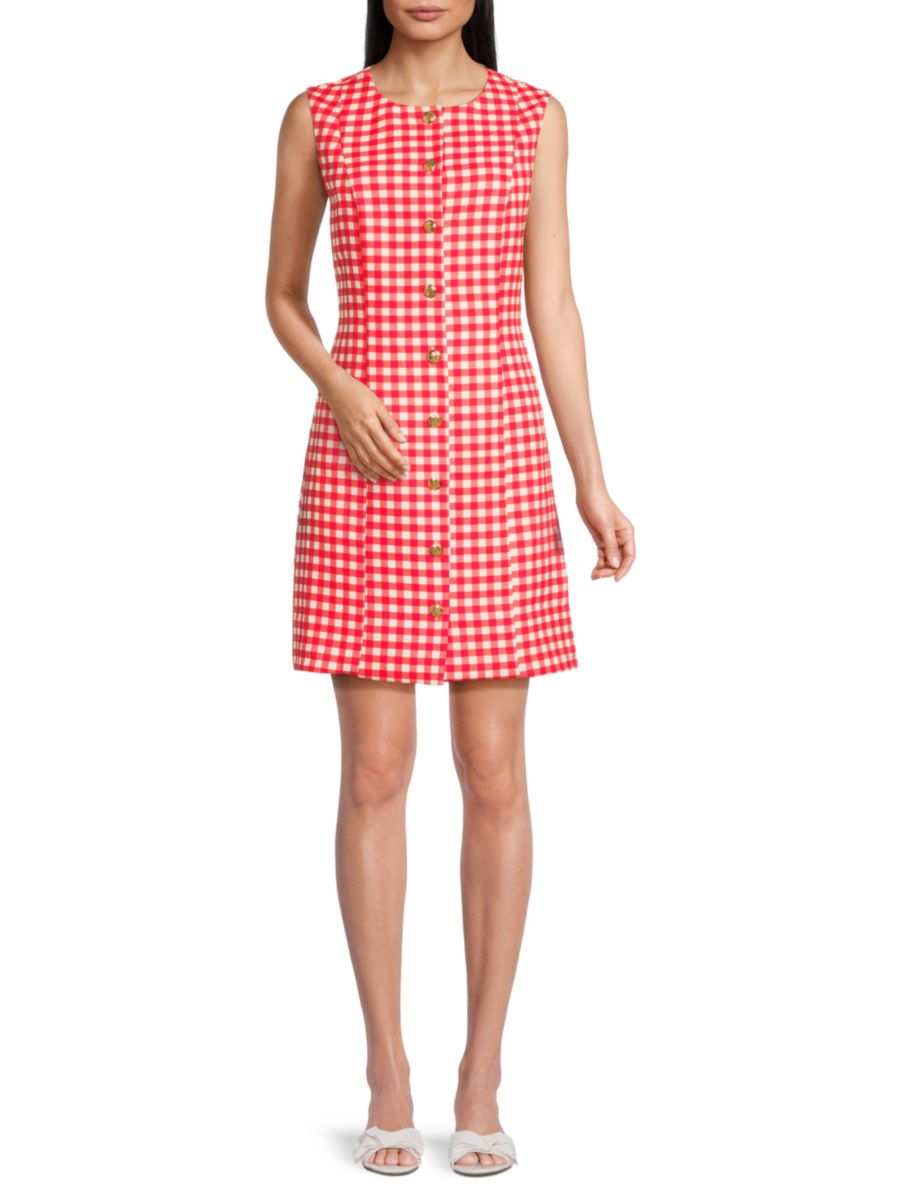 

Мини-платье в клетку Bridgette Alexia Admor, цвет Red Gingham