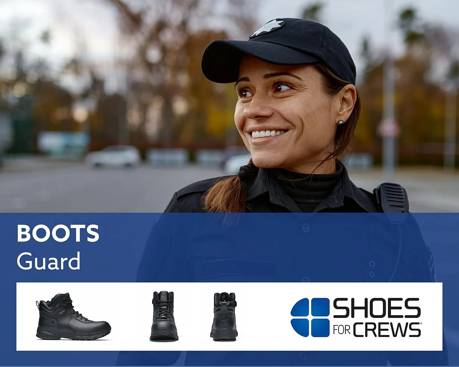 Shoes for Crews Защитная обувь Crews Guard Mid Safety Shoes, сертифицированная по стандарту CE, S3 HRO WR SRC, рабочие ботинки унисекс с нескользящей подошвой, водоотталкивающая безопасная рабочая обувь для мужчин и женщин — фото 2