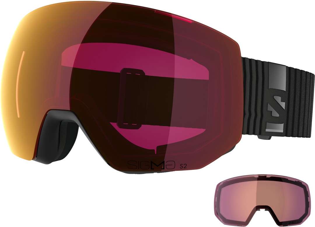 

Salomon Солнцезащитные очки Radium pro sigma black/sigma poppy red