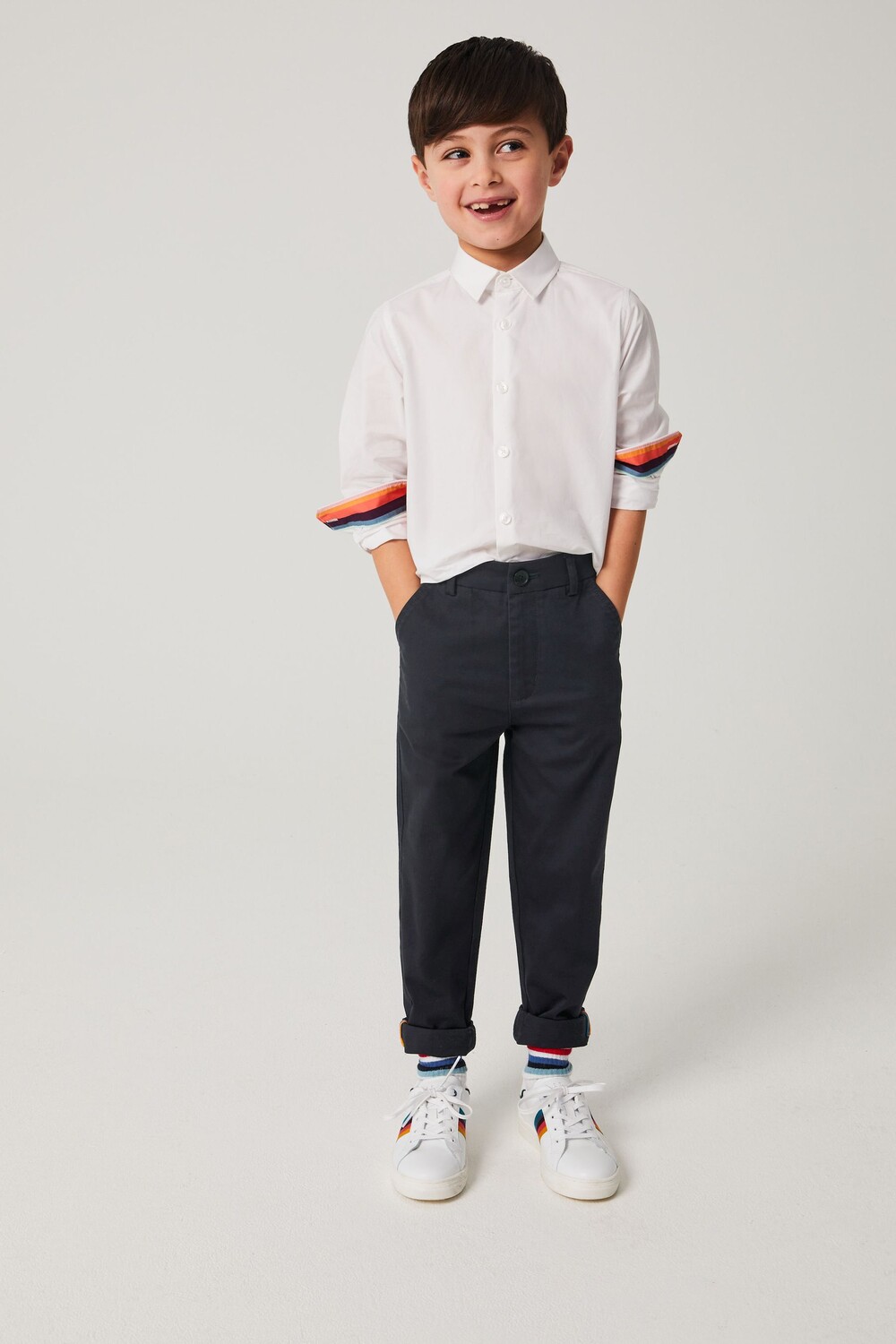 

Брюки чинос для мальчиков Paul Smith Junior, синий