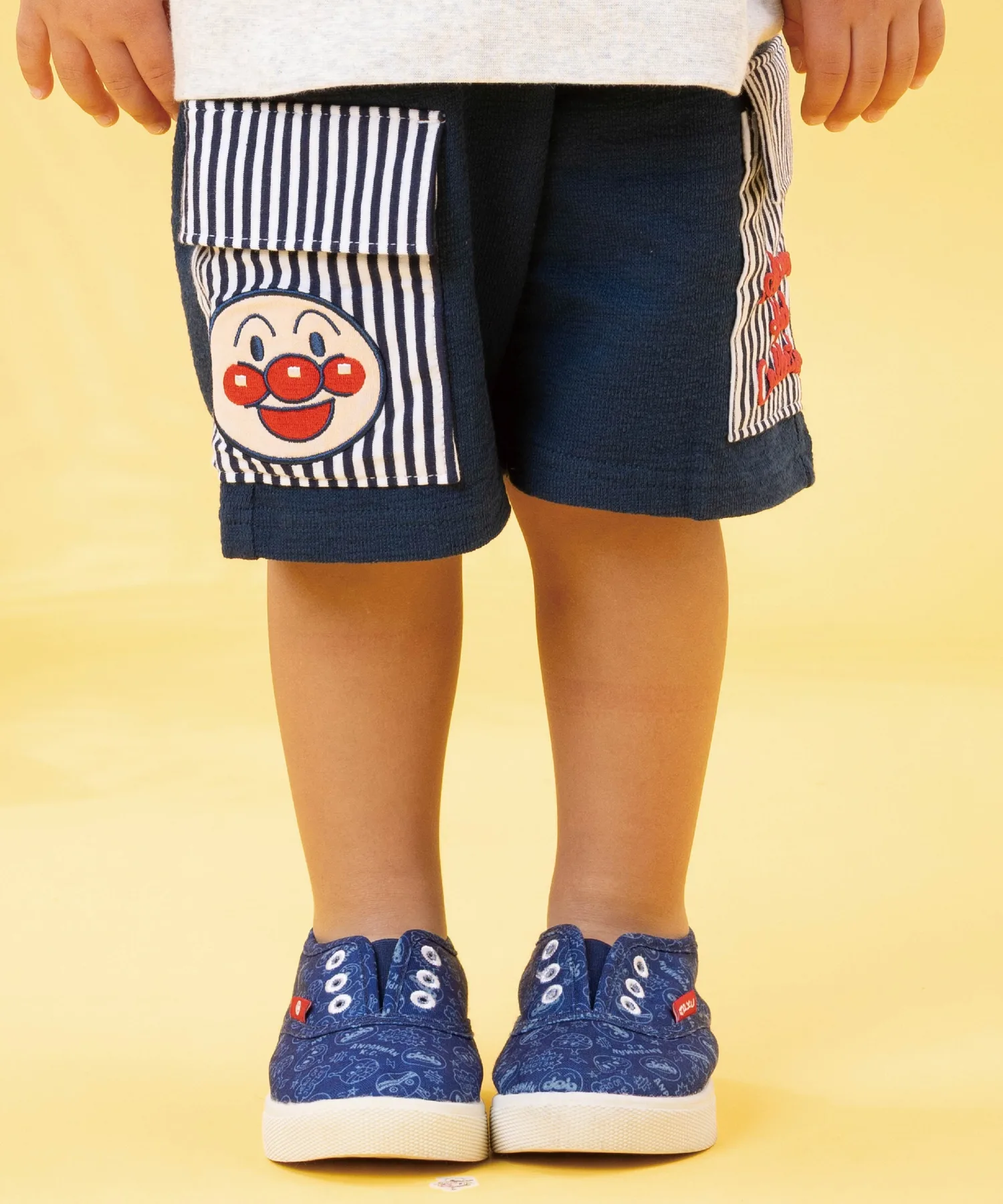 Детская коллекция Anpanman / (K) Шорты Anpanman с аппликацией и карманами Anpanman Kids Collection, Navy