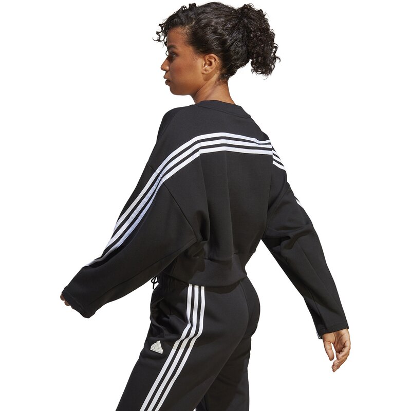 Толстовка Future Icons с тремя полосками Adidas, черный — фото 4