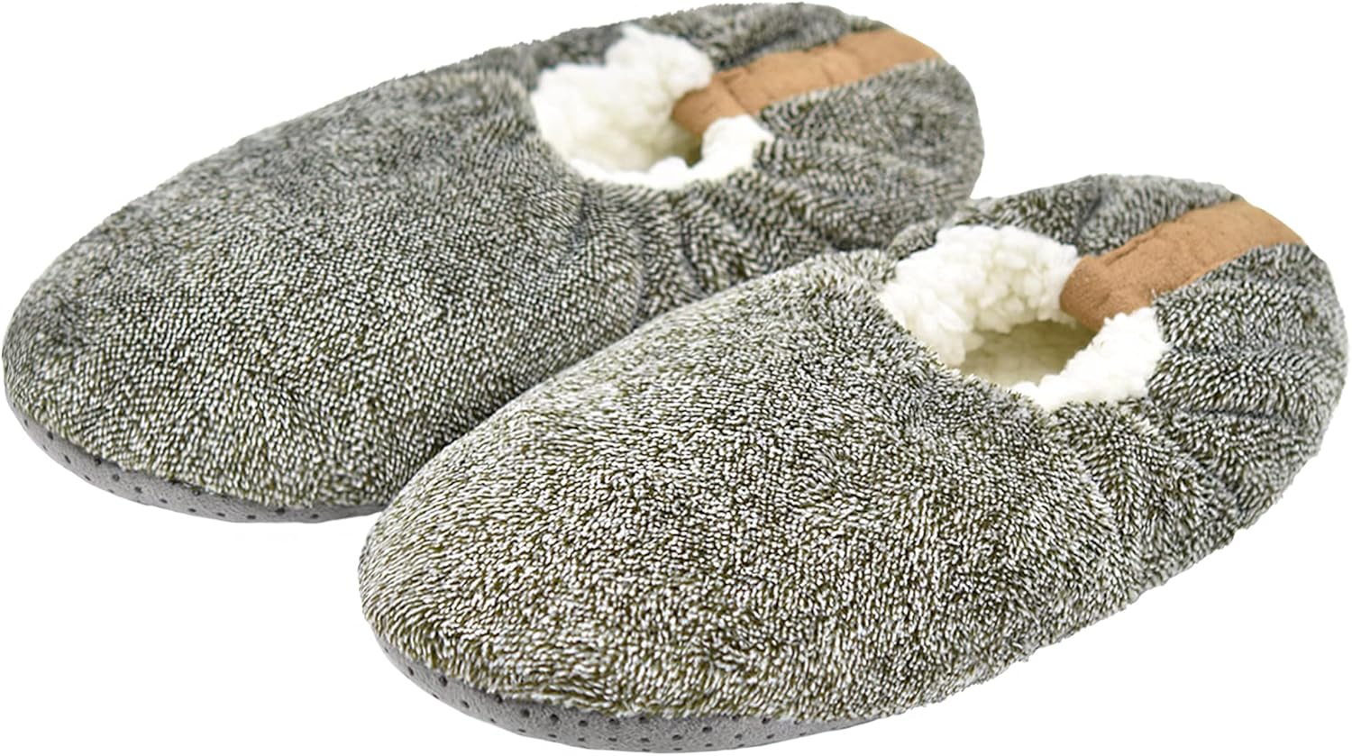 

Мужские носки-тапочки Panda Bros, низкие, супер мягкие и теплые, для дома с противоскользящей подошвой, Low Cut Brownish