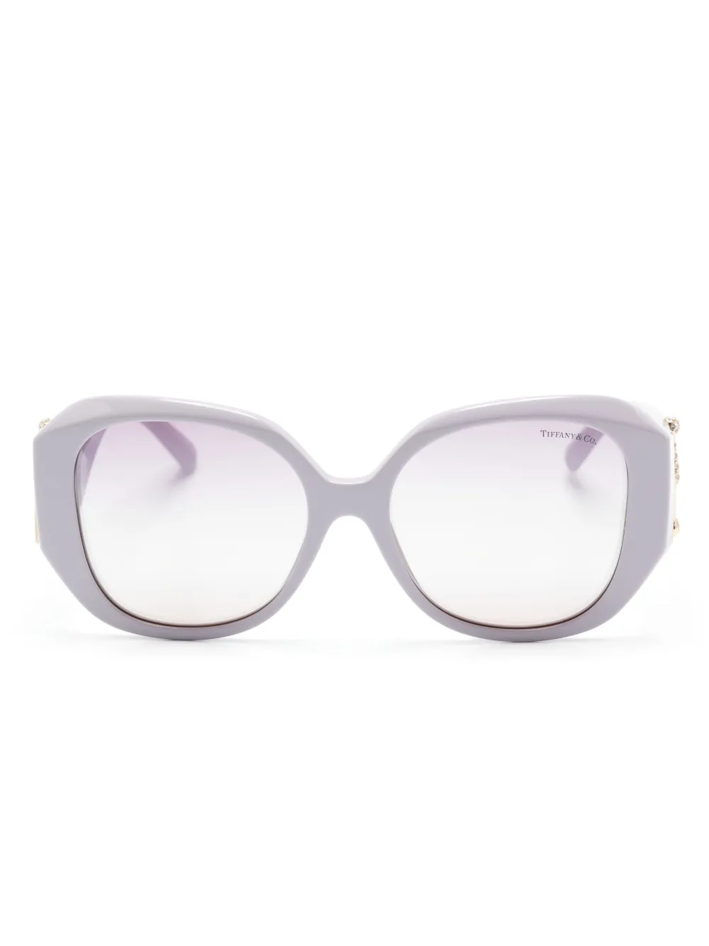 

Солнцезащитные очки в массивной оправе с логотипом Tiffany & Co Eyewear, фиолетовый