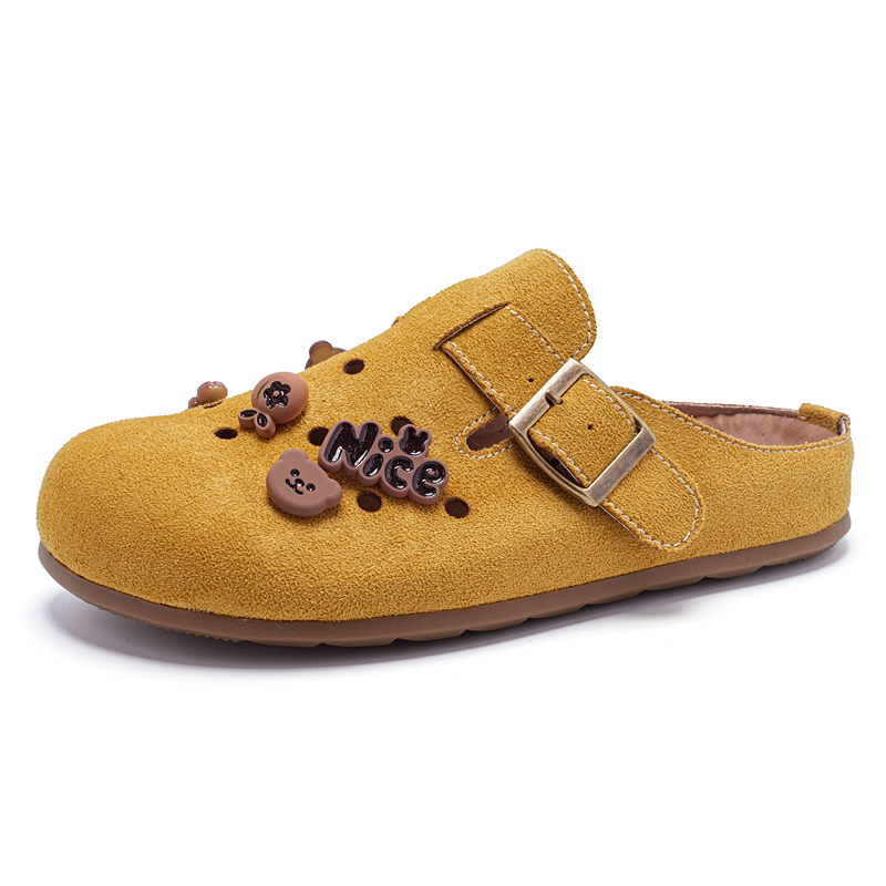 

Детские шлепанцы с противоскользящим покрытием для подростков Wooden Rabbit, желтый