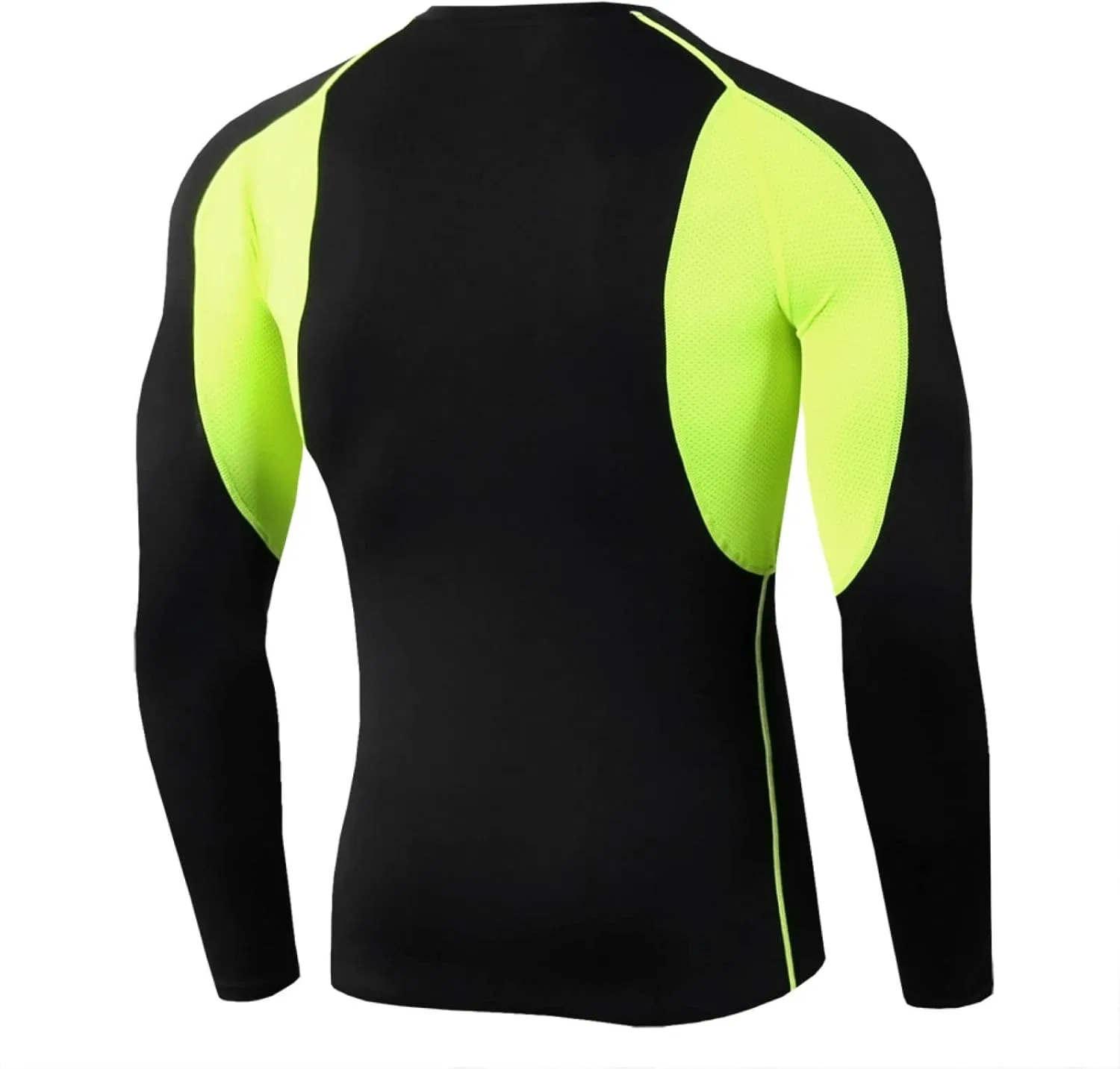 Компрессионная футболка с длинным рукавом, Men's Cool Dry, Green — фото 2