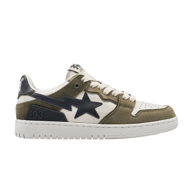 Кроссовки BAPE Wmns Sk8 Sta #4 L, Olive Drab