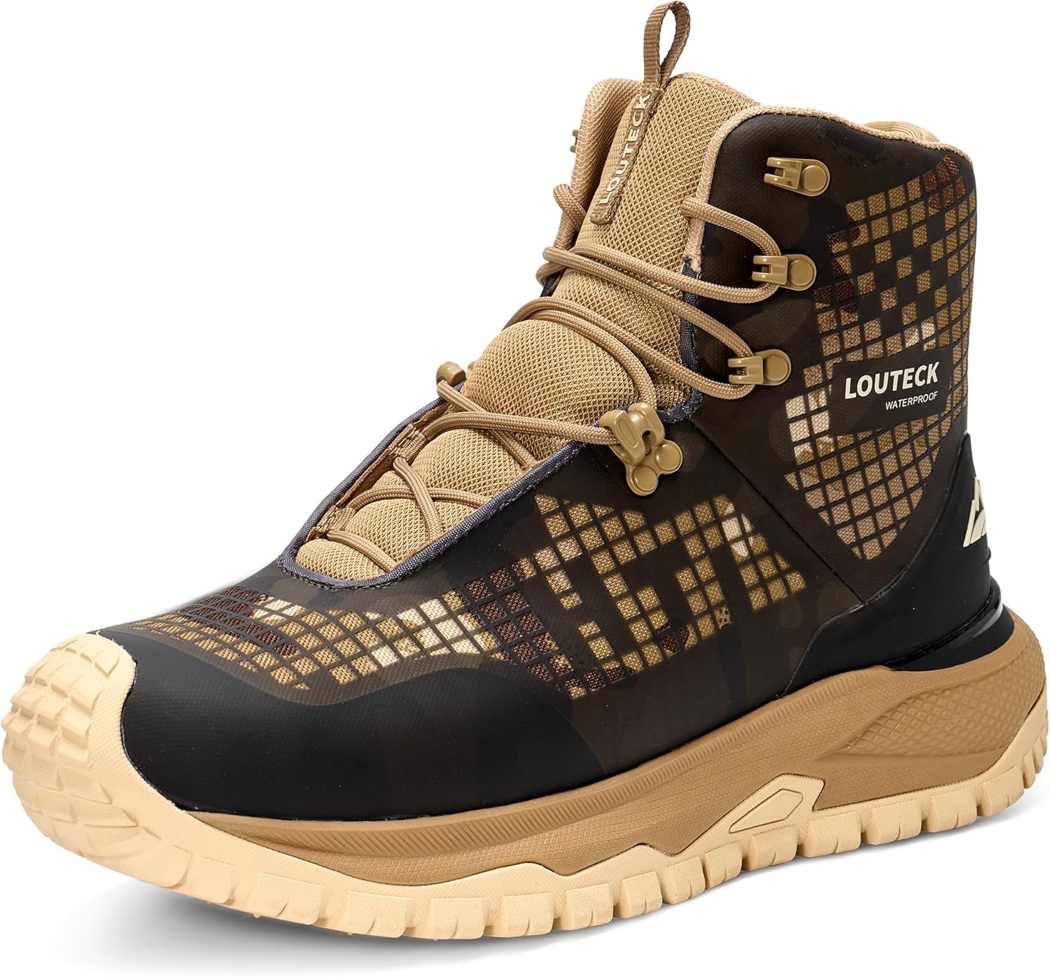 

Мужские походные ботинки - прочные и удобные мужские альпинистские ботинки для суровых походов на природе Louteck, Camo