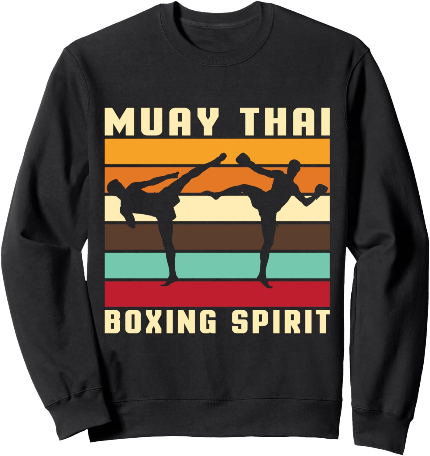 

Толстовка с символикой бокса муай-тай Muay Thai Boxing Fighter Design, черный