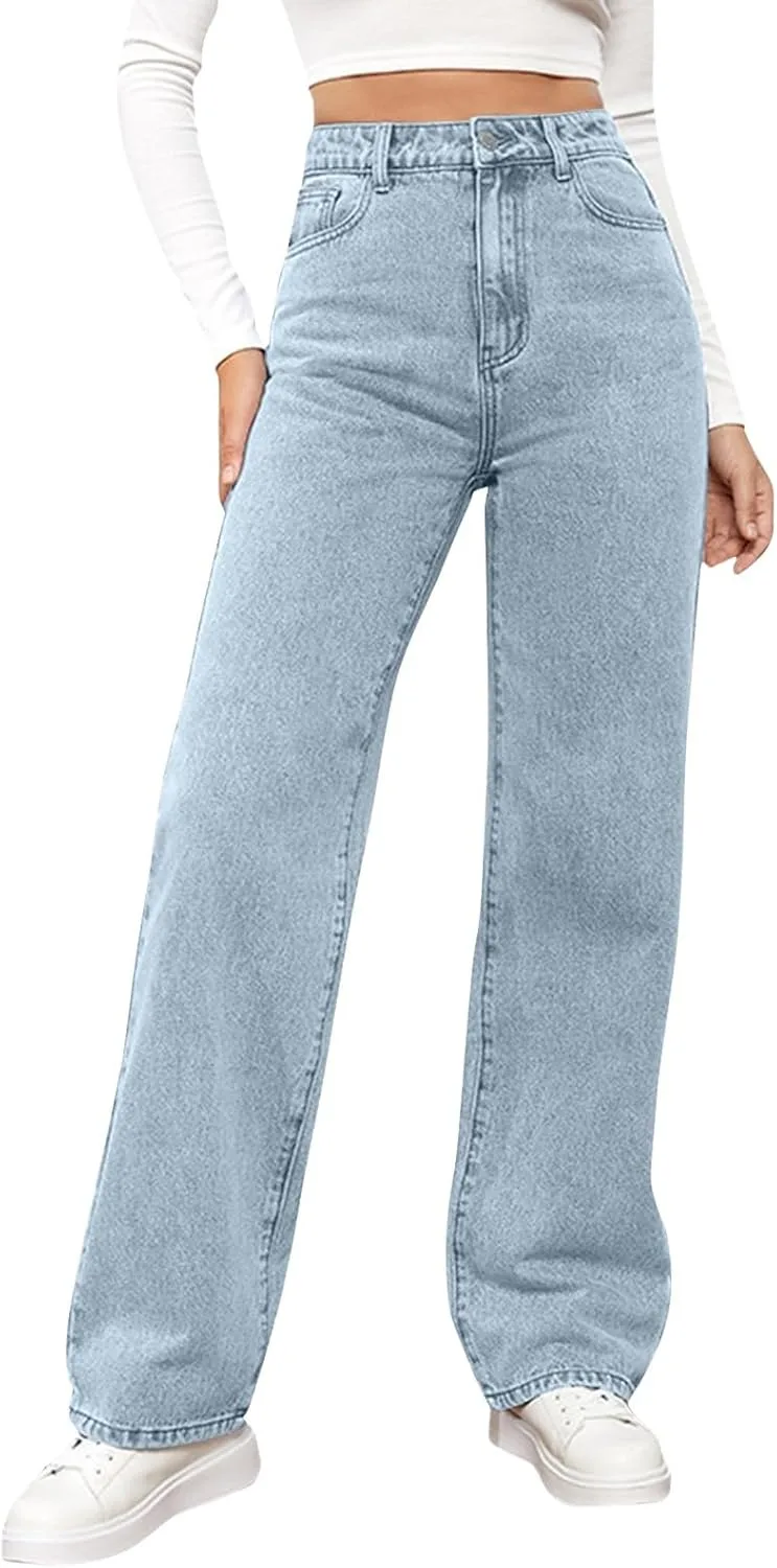 

Джинсы женские High Waisted Straight Leg MGWTFZDL