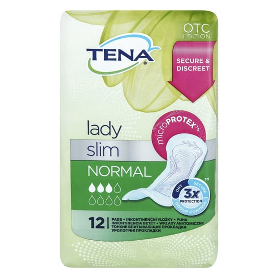 

Салфетки гигиенические Tena lady slim обычные 12 шт.