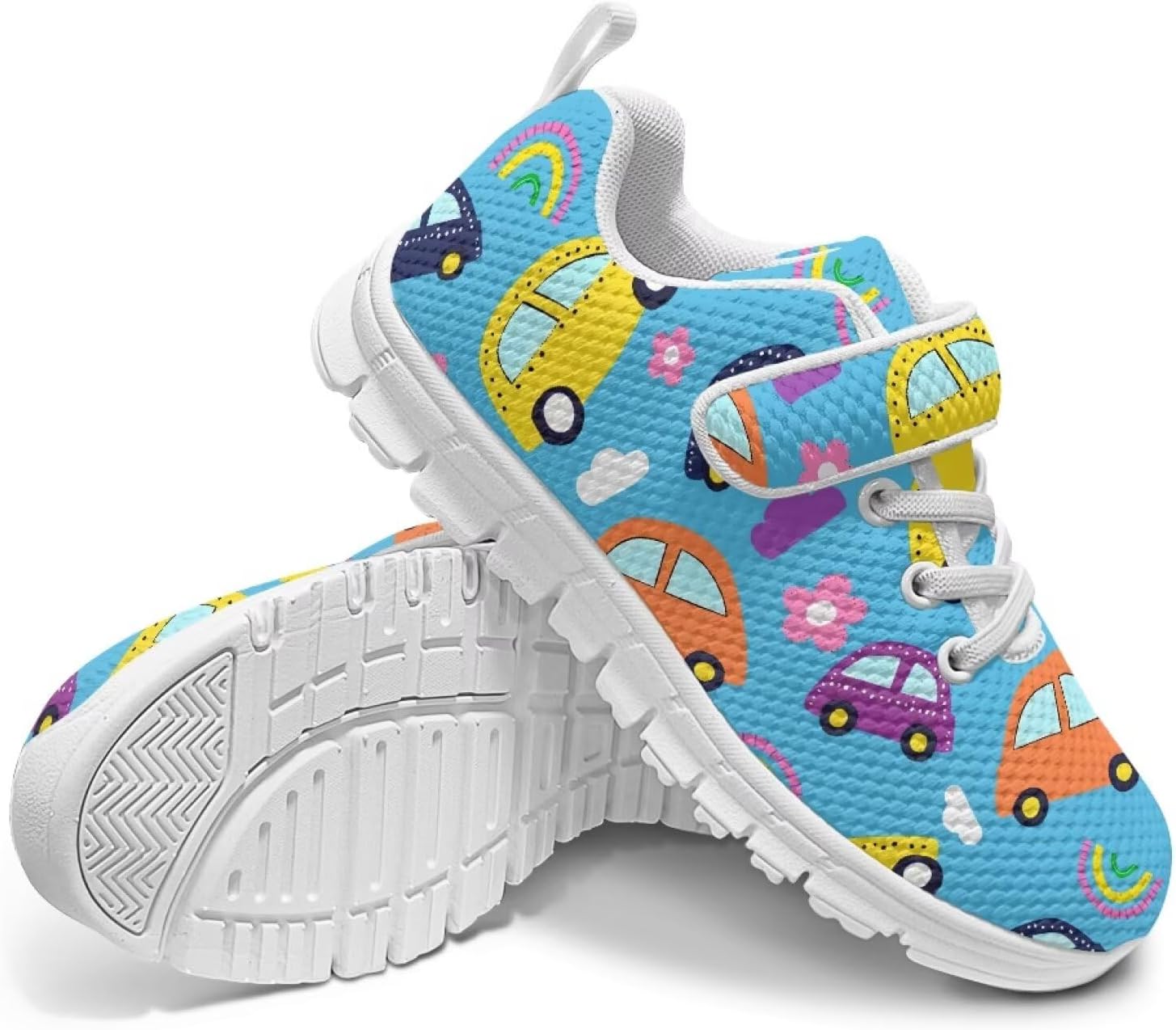 

Кроссовки для мальчиков и девочек, детская обувь из сетчатого материала, унисекс, легкие, дышащие, для бега, тенниса и фитнеса, с одной пряжкой для малышей, маленьких и больших детей, белая подошва Ocwfudsx