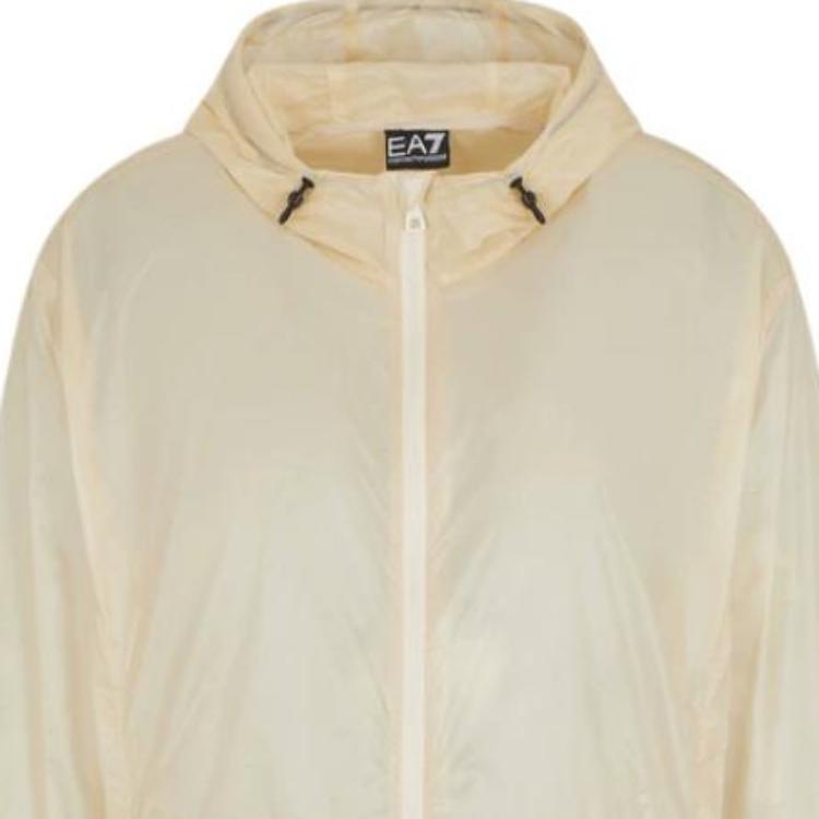 EMPORIO ARMANI Куртка EA7 SS25 мужская миндально-молочная белая, Almond Milk White — фото 4