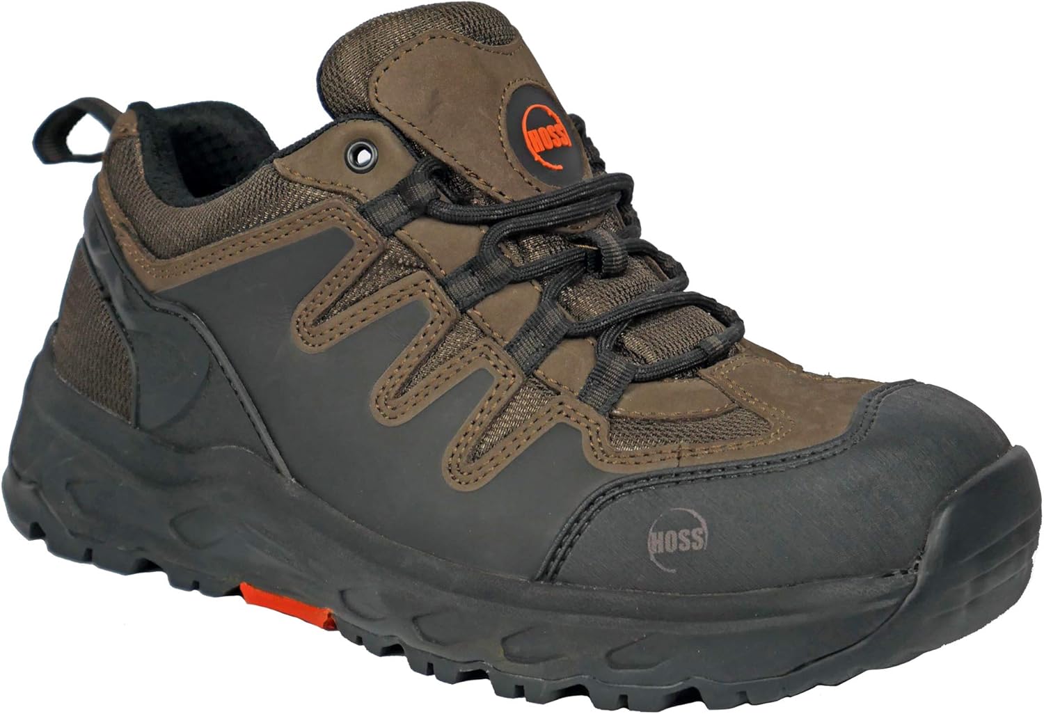 

Мужские рабочие туфли Hoss Eric с низким шнурком и алюминиевым носком - 50238, коричневый