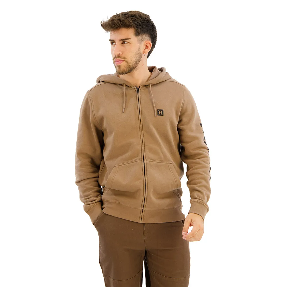 

Толстовка Hurley Icon Boxed full zip, коричневый