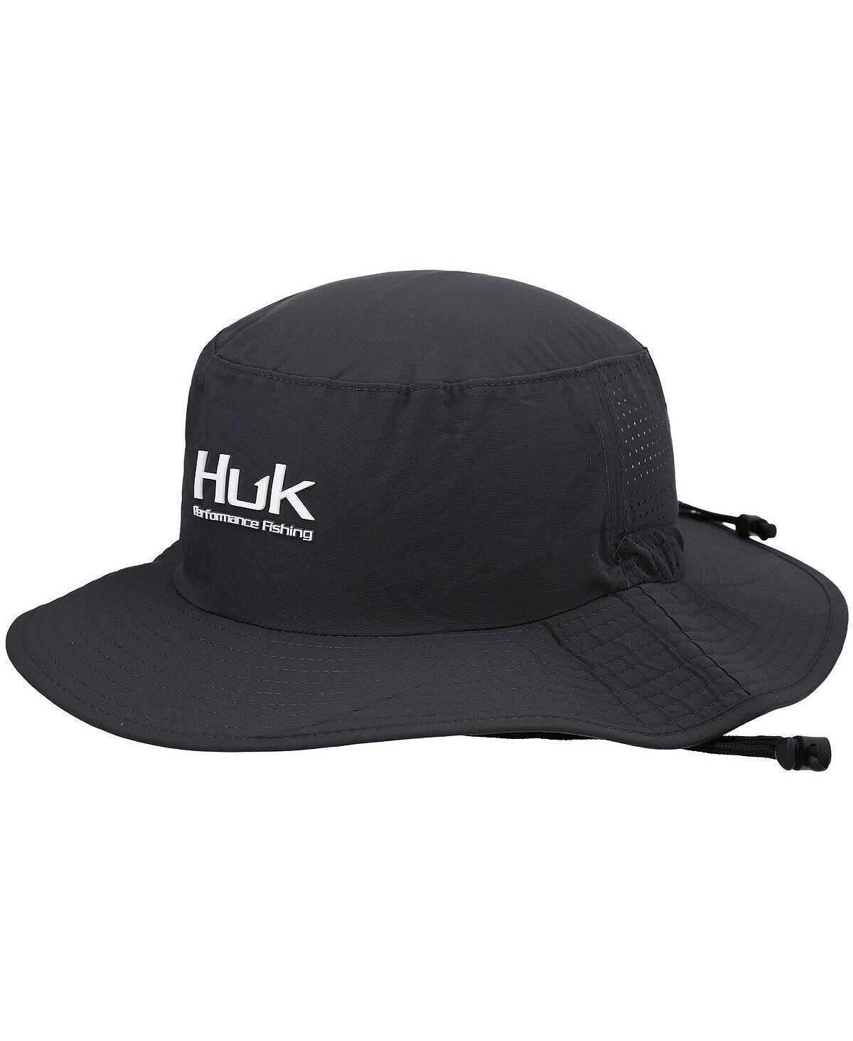

Мужская однотонная панама Boonie графитового цвета Huk