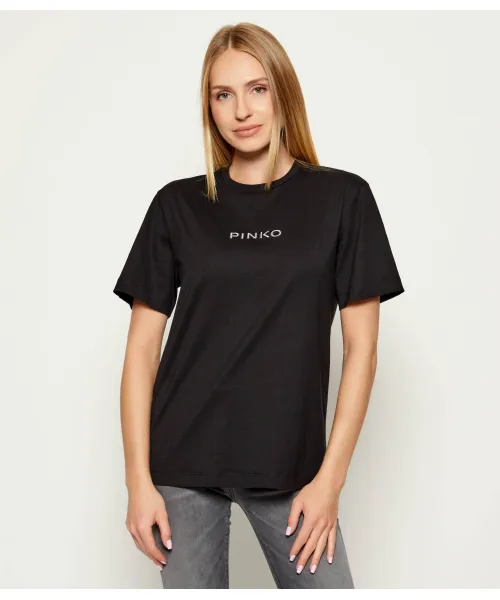 

Удивительная футболка Regular fit Pinko, черный