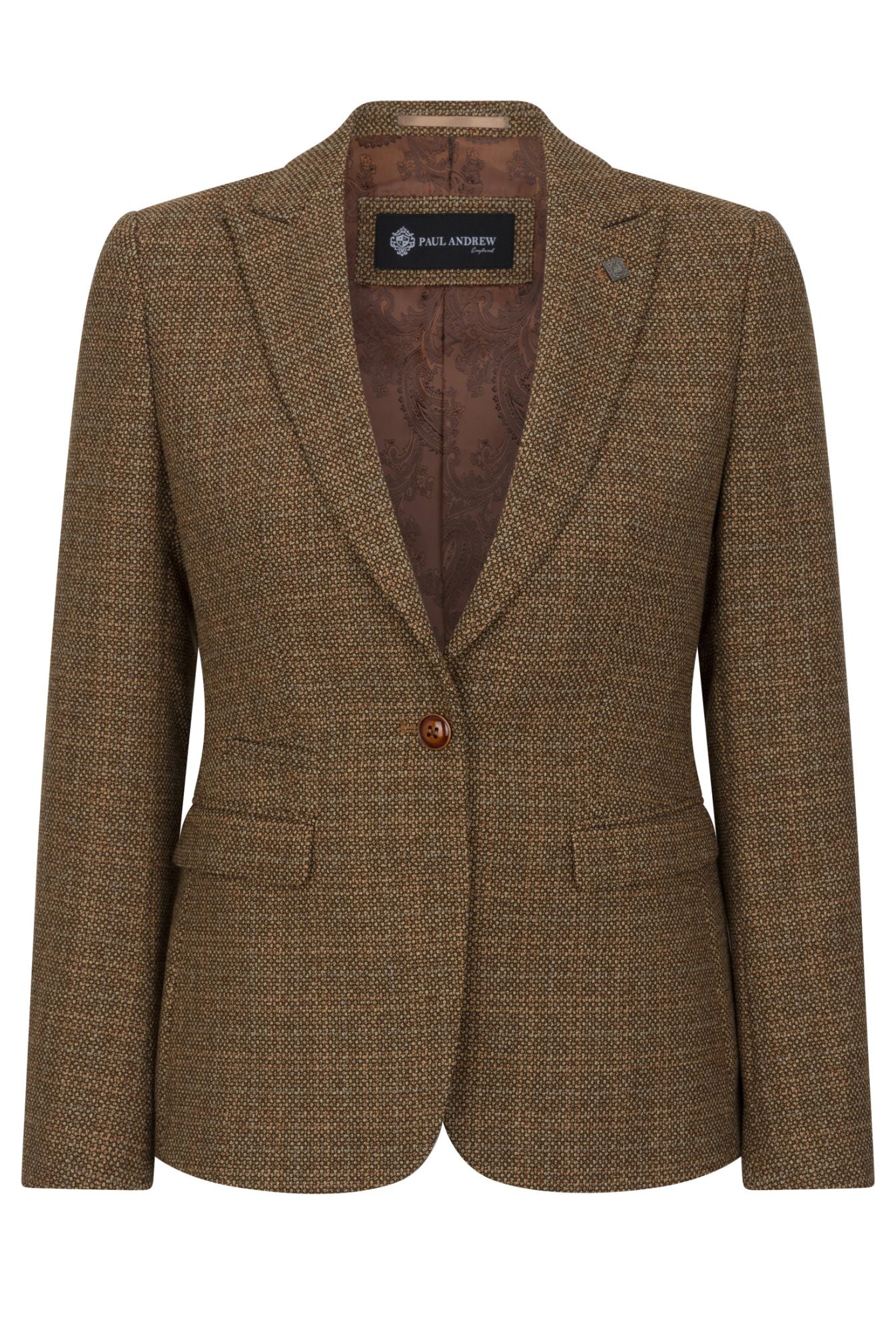 

Ralph Tweed Tailored Блейзер Шерсть Полиэстер Смесь Paul Andrew