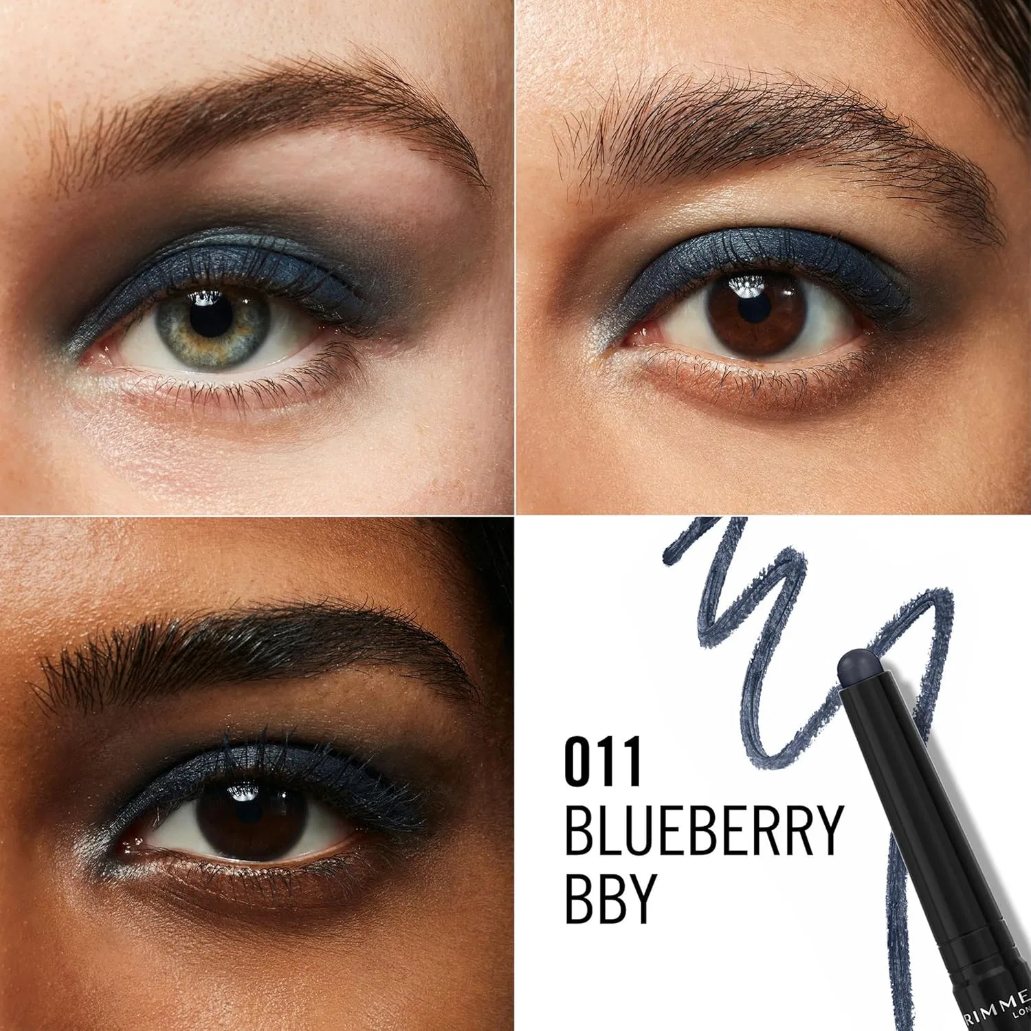 Тени для век Rimmel Wonder Last Eye Shadow Stick, матовые, Blueberry BBY, 1.6 г — фото 2