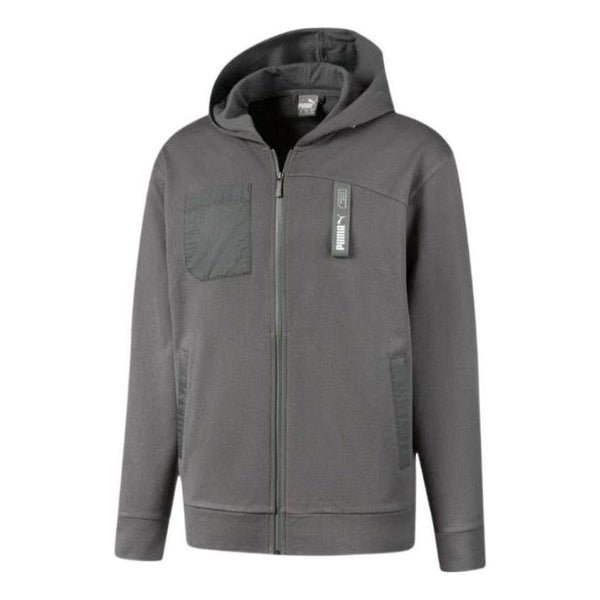 

Куртка nu-tility logo jacket 'grey' Puma, серый