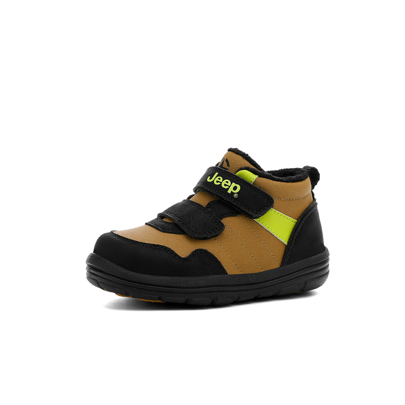 Утепленные детские ботинки Slip Resistant Abrasion Resistant Jeep, кремовый белый/candy розовый[thin cotton] — фото 4