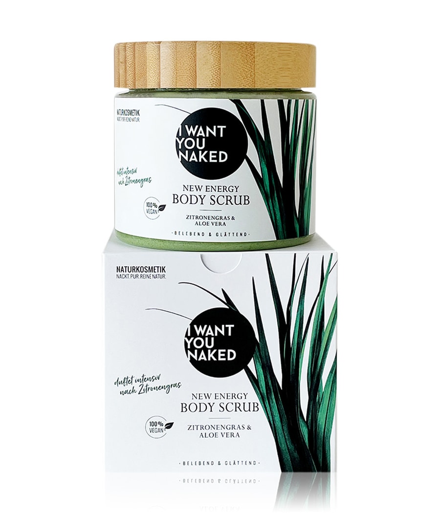 

Скраб для тела I WANT YOU NAKED NEW ENERGY BODY SCRUB Zitronengras & Aloe Vera, 500 ml