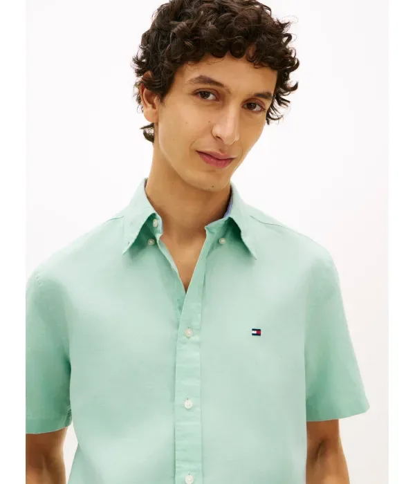 Рубашка regular fit Tommy Hilfiger, мятный — фото 4