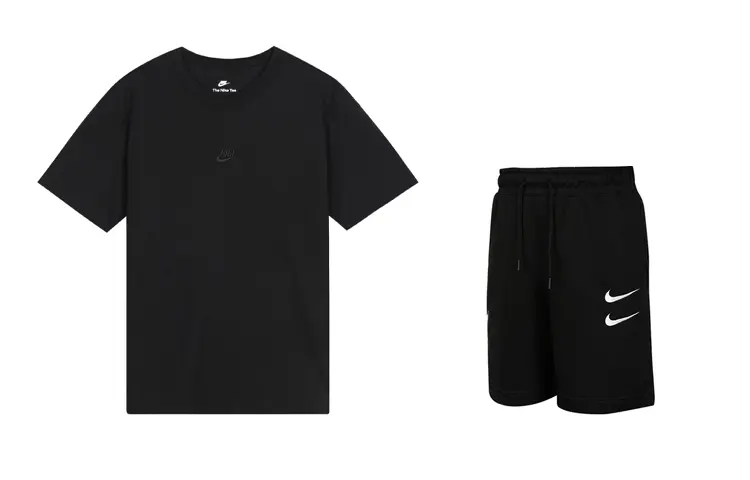 

Мужская повседневная спортивная одежда Nike, цвет Black (2 Pack)