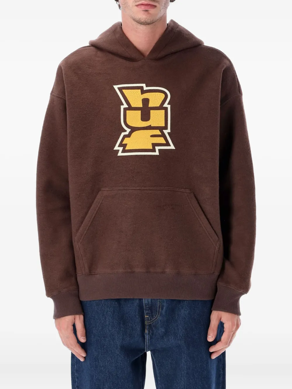 

Худи с логотипом Megablast Huf, коричневый