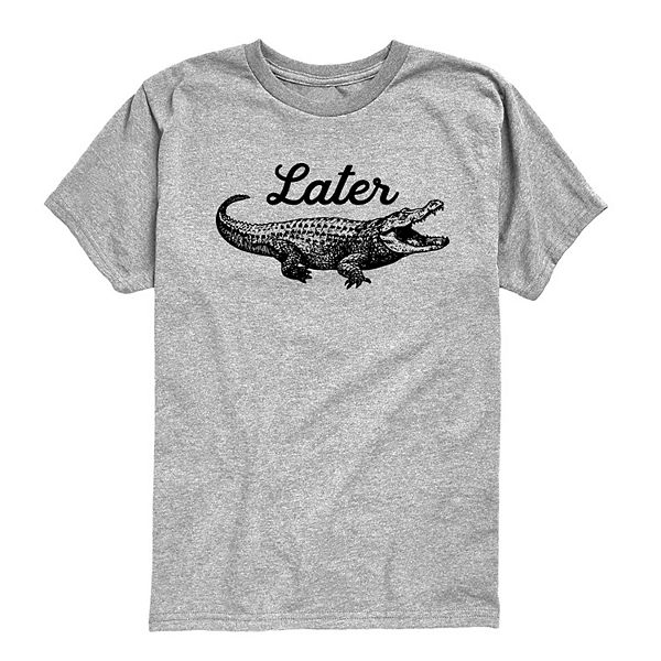 

Футболка с принтом Later Gator для мальчиков 8-20 Licensed Character, Athletic Heather