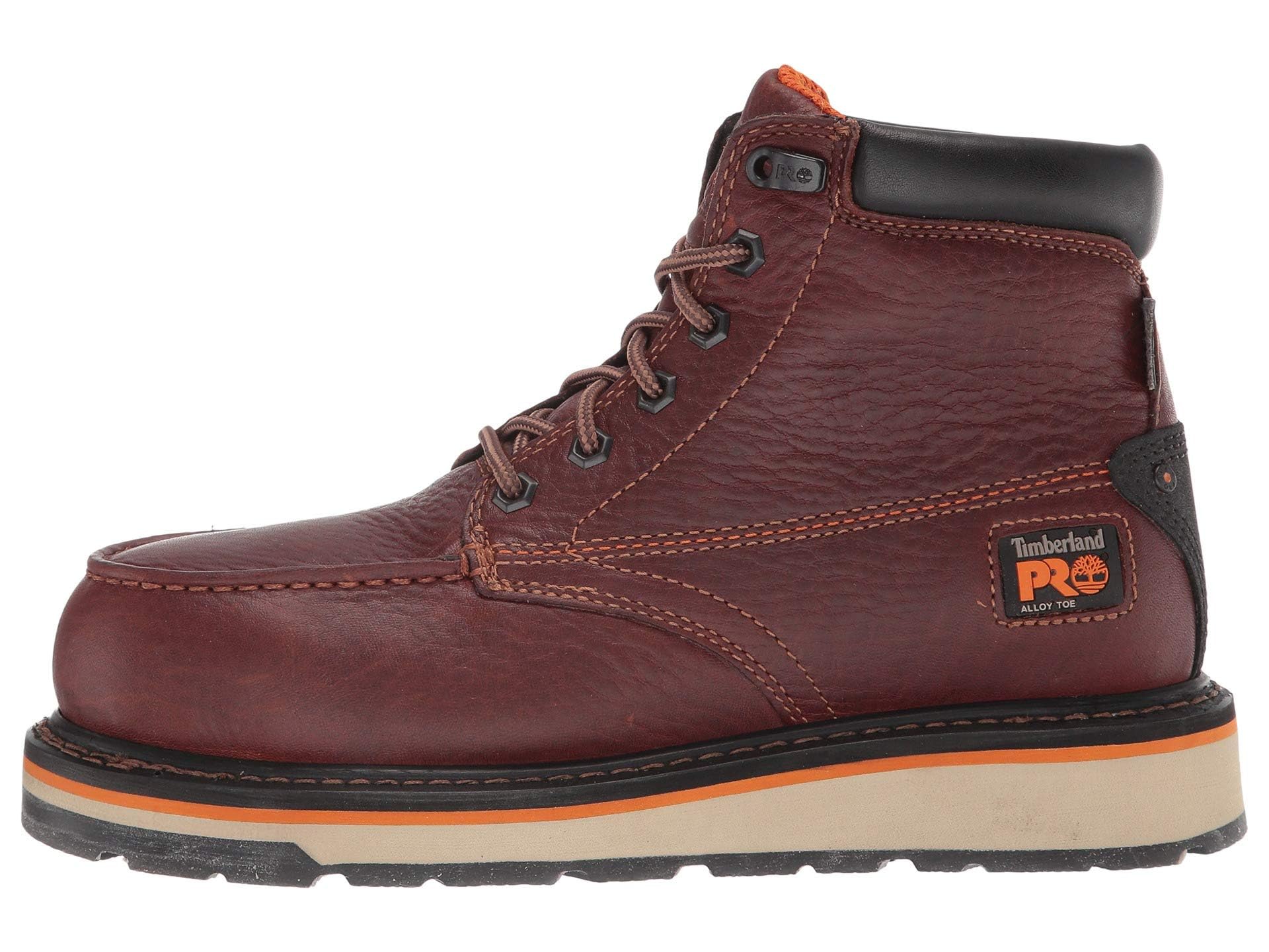 Ботинки Unisex Timberland PRO Gridworks 6" Alloy Safety Toe Waterproof, цвет Brown 2 — фото 4